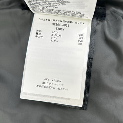 CANADA GOOSE カナダグース 5500M ブラック BROOKVALE JACKET ライトラダウン ジャケット