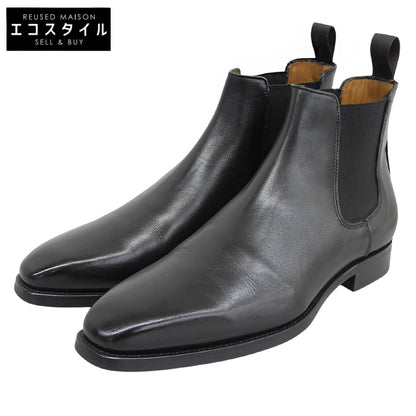 BARNEYSNEWYORK バーニーズニューヨーク 美品 レザー サイドゴア ブーツ シューズ メンズ ブラック 41 シューズ