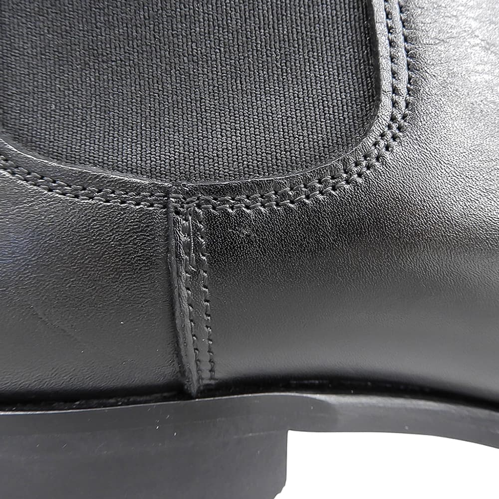 BARNEYSNEWYORK バーニーズニューヨーク 美品 レザー サイドゴア ブーツ シューズ メンズ ブラック 41 シューズ