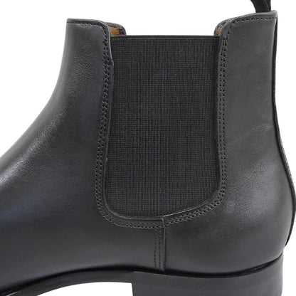 BARNEYSNEWYORK バーニーズニューヨーク 美品 レザー サイドゴア ブーツ シューズ メンズ ブラック 41 シューズ