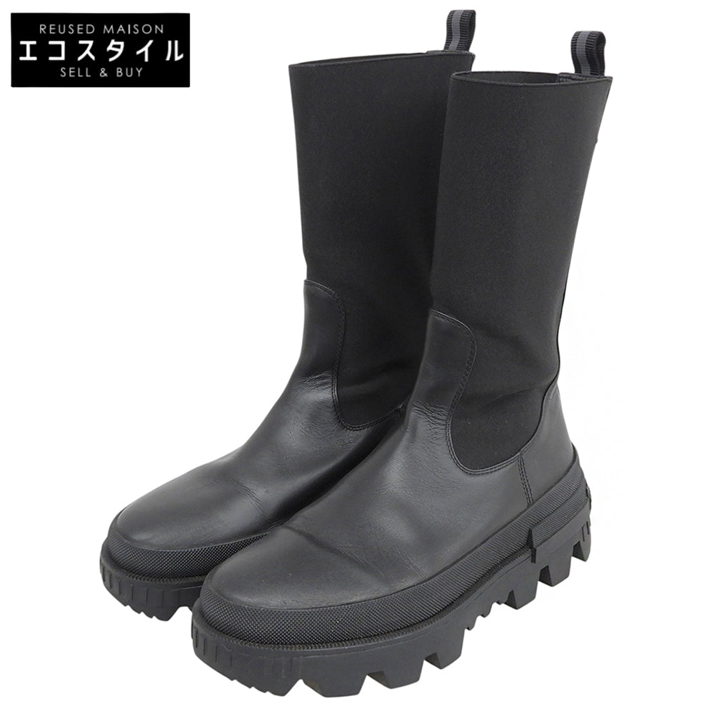 MONCLER モンクレール NEUE CHELSE HIGH ゴア ブーツ シューズ レディース 黒 ブラック 37 シューズ