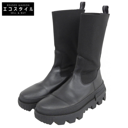 MONCLER モンクレール NEUE CHELSE HIGH ゴア ブーツ シューズ レディース 黒 ブラック 37 シューズ