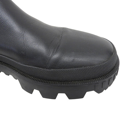 MONCLER モンクレール NEUE CHELSE HIGH ゴア ブーツ シューズ レディース 黒 ブラック 37 シューズ