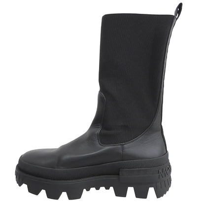 MONCLER モンクレール NEUE CHELSE HIGH ゴア ブーツ シューズ レディース 黒 ブラック 37 シューズ