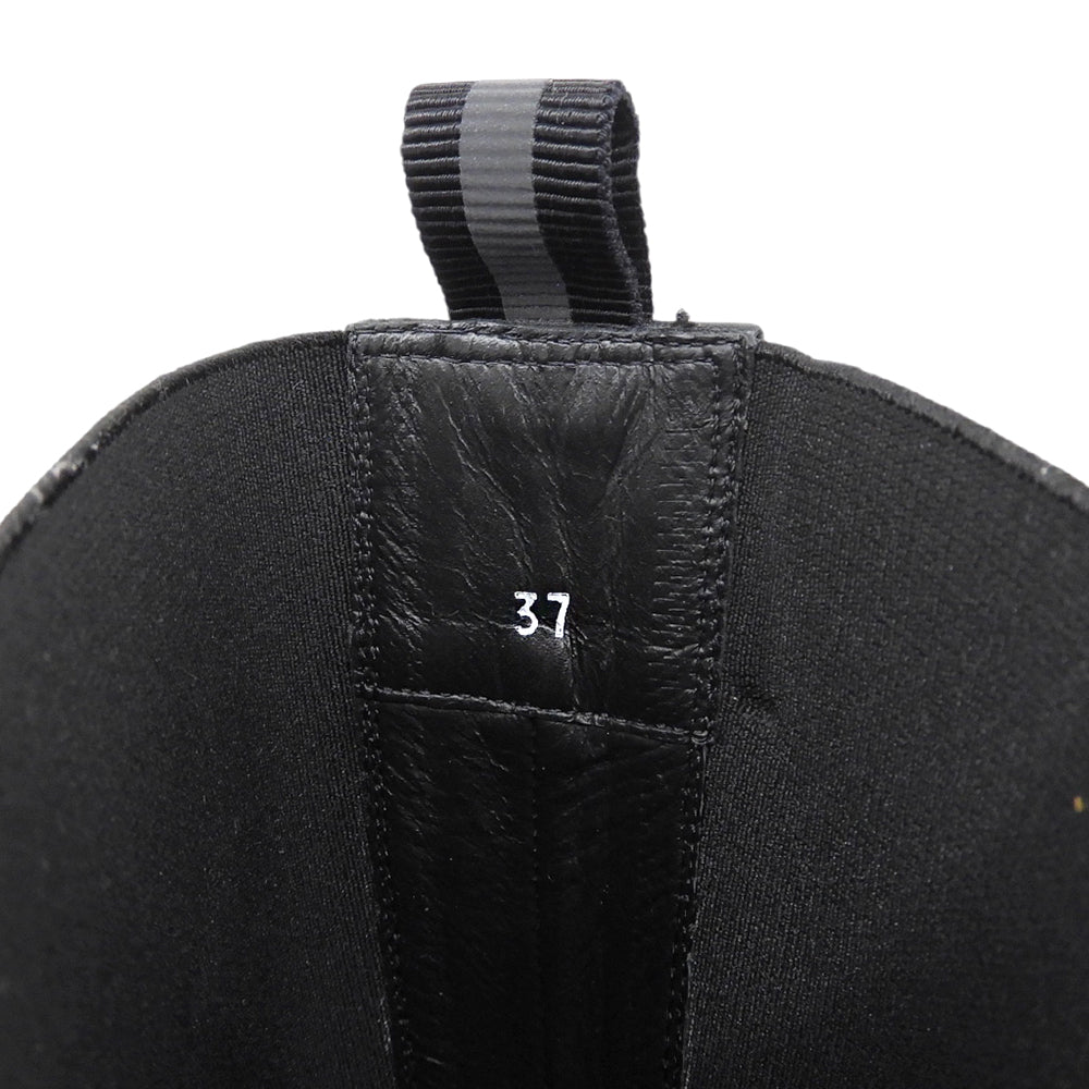 MONCLER モンクレール NEUE CHELSE HIGH ゴア ブーツ シューズ レディース 黒 ブラック 37 シューズ