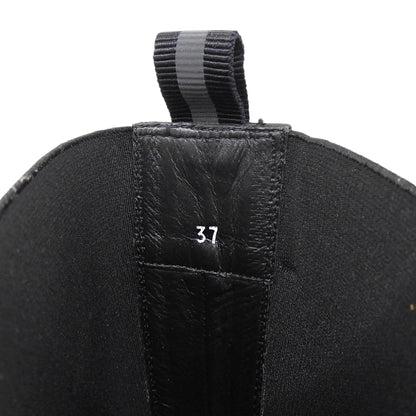 MONCLER モンクレール NEUE CHELSE HIGH ゴア ブーツ シューズ レディース 黒 ブラック 37 シューズ