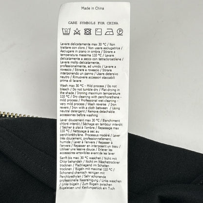 S MaxMara エスマックスマーラ 2429916011 ブラック DOPPIA ロゴ刺繍 ジップ パーカー トップス