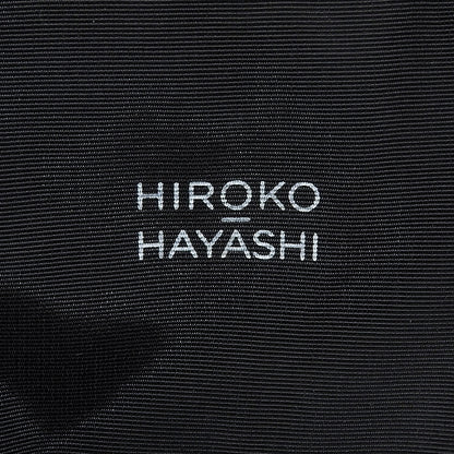 HIROKO HAYASHI ヒロコハヤシ 美品 LUINI ナイロン ドローコード トートバッグ レディース ネイビー×グレー トートバッグ