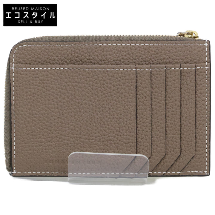 BONAVENTURA ボナベンチュラ 【美品】BWAT34-ETYE エンベロープ ミニジップ ウォレット シュリンクレザー コインケース