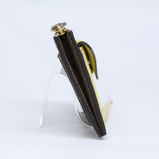 BONAVENTURA ボナベンチュラ 【美品】BWAT34-ETYE エンベロープ ミニジップ ウォレット シュリンクレザー コインケース