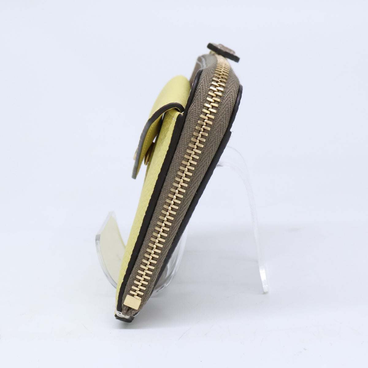 BONAVENTURA ボナベンチュラ 【美品】BWAT34-ETYE エンベロープ ミニジップ ウォレット シュリンクレザー コインケース