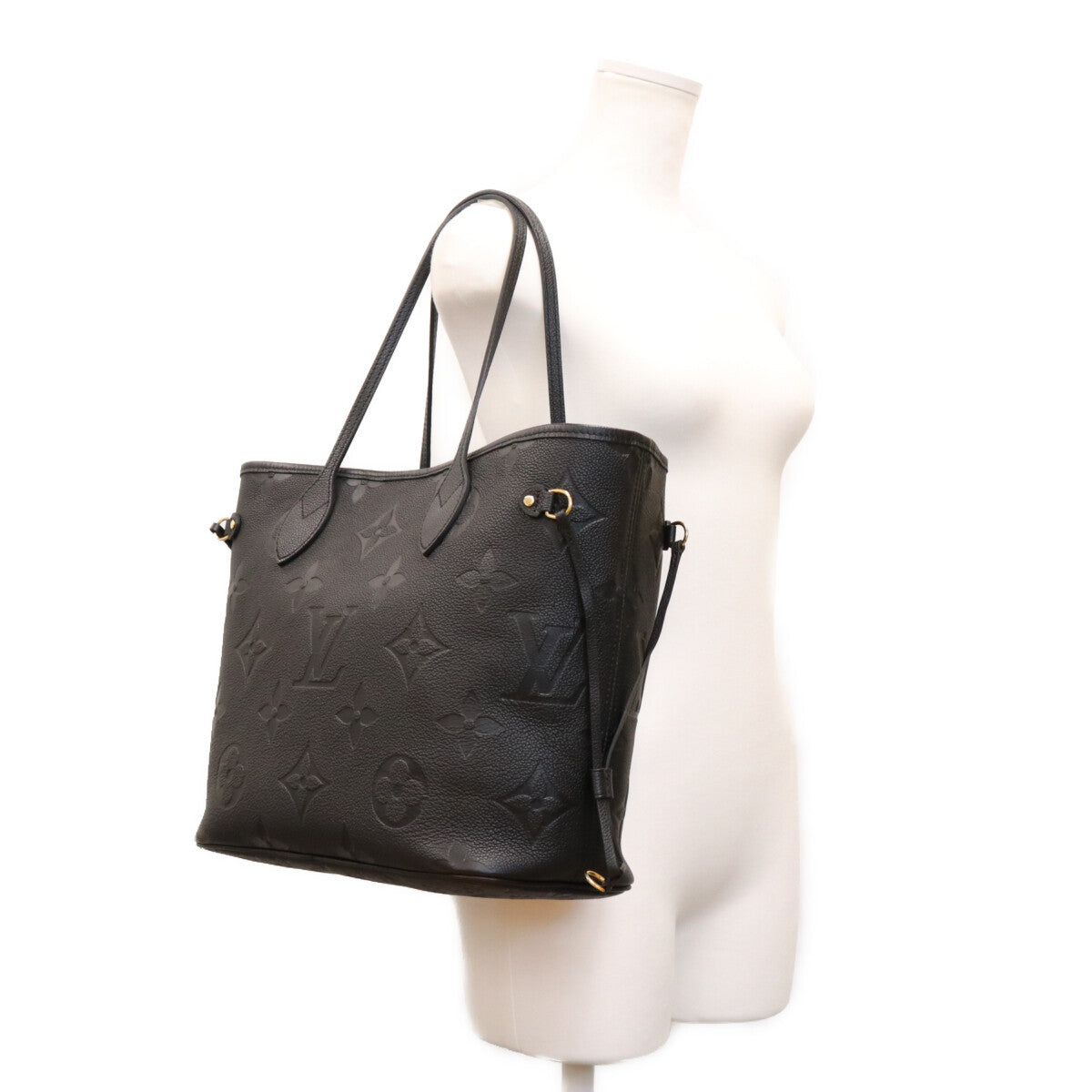LOUIS VUITTON ルイヴィトン M45685 アンプラント 黒 ネヴァーフルMM トートバッグ トートバッグ