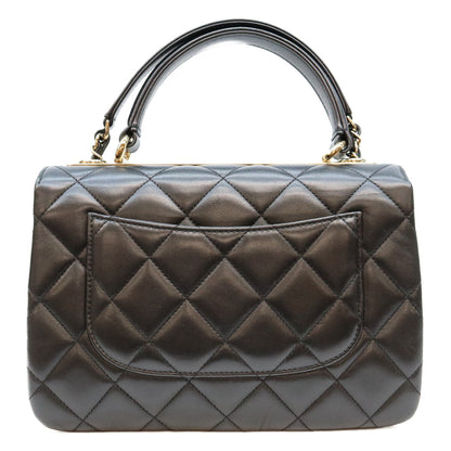 CHANEL シャネル A92236 黒 ラム G金具 トレンディCC スモール ショルダーバッグ ショルダーバッグ