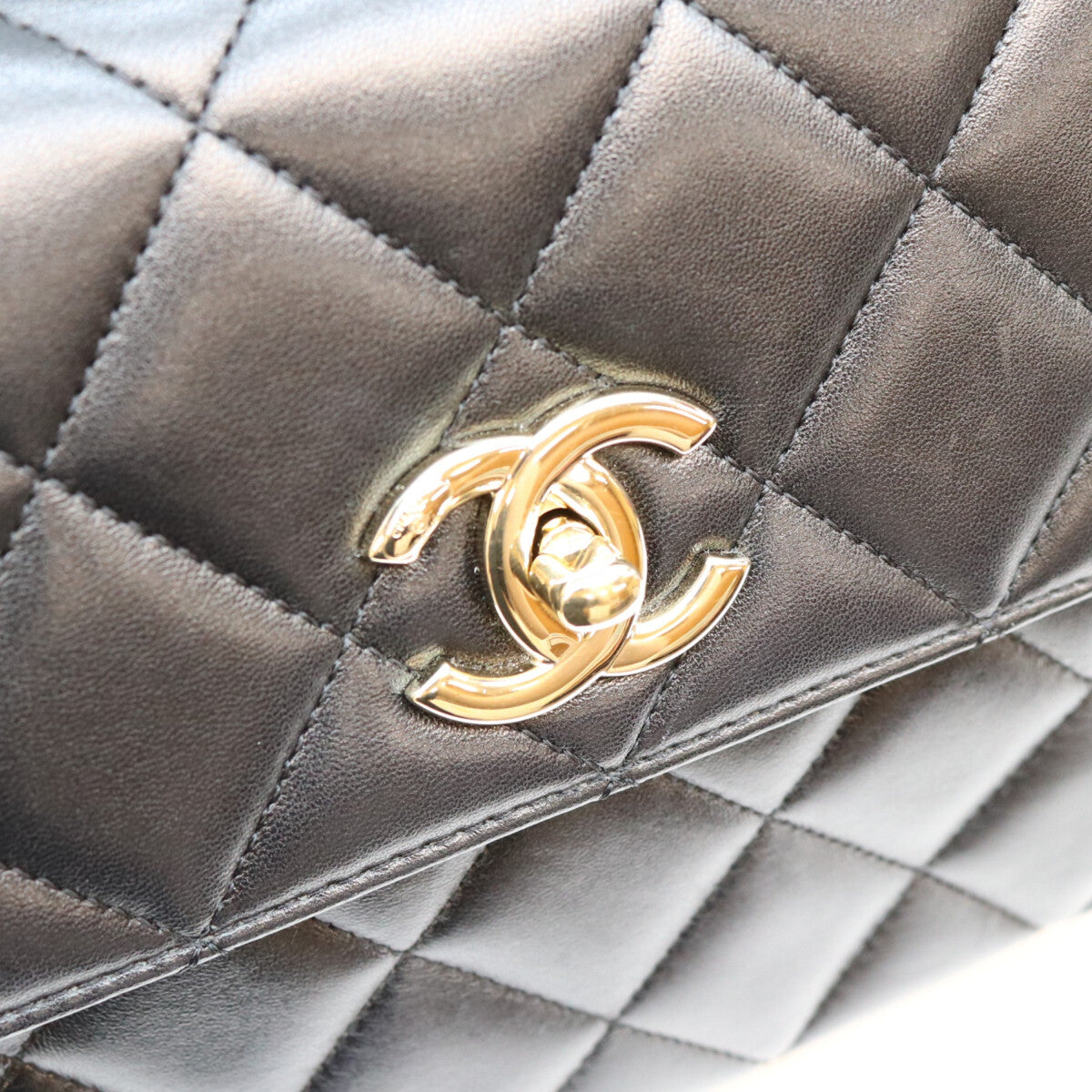 CHANEL シャネル A92236 黒 ラム G金具 トレンディCC スモール ショルダーバッグ ショルダーバッグ