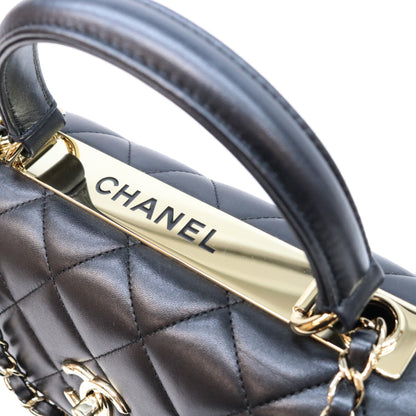 CHANEL シャネル A92236 黒 ラム G金具 トレンディCC スモール ショルダーバッグ ショルダーバッグ