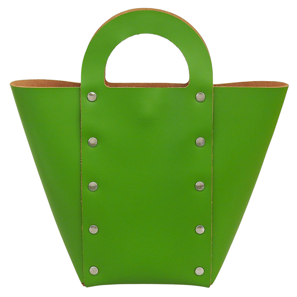 Hender Scheme エンダースキーマ 美品 assemble daikei hand bag s レザー ハンドバッグ レディース グリーン ハンドバッグ