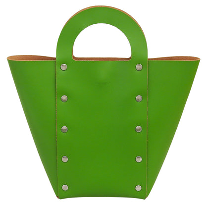 Hender Scheme エンダースキーマ 美品 assemble daikei hand bag s レザー ハンドバッグ レディース グリーン ハンドバッグ