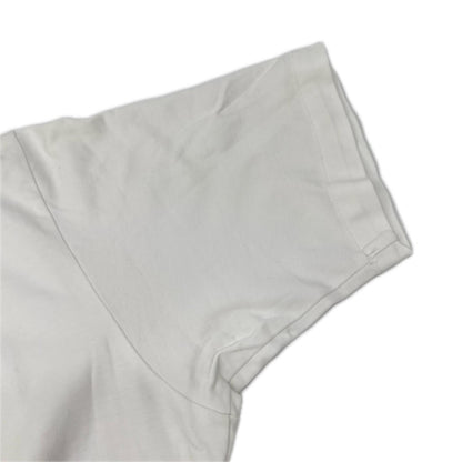 LANVIN COLLECTION ランバンコレクション 248504 ホワイト ロースプリント 半袖 Tシャツ トップス