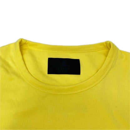 LANVIN COLLECTION ランバンコレクション 138505 イエロー サントロペ プリント 半袖 Tシャツ トップス