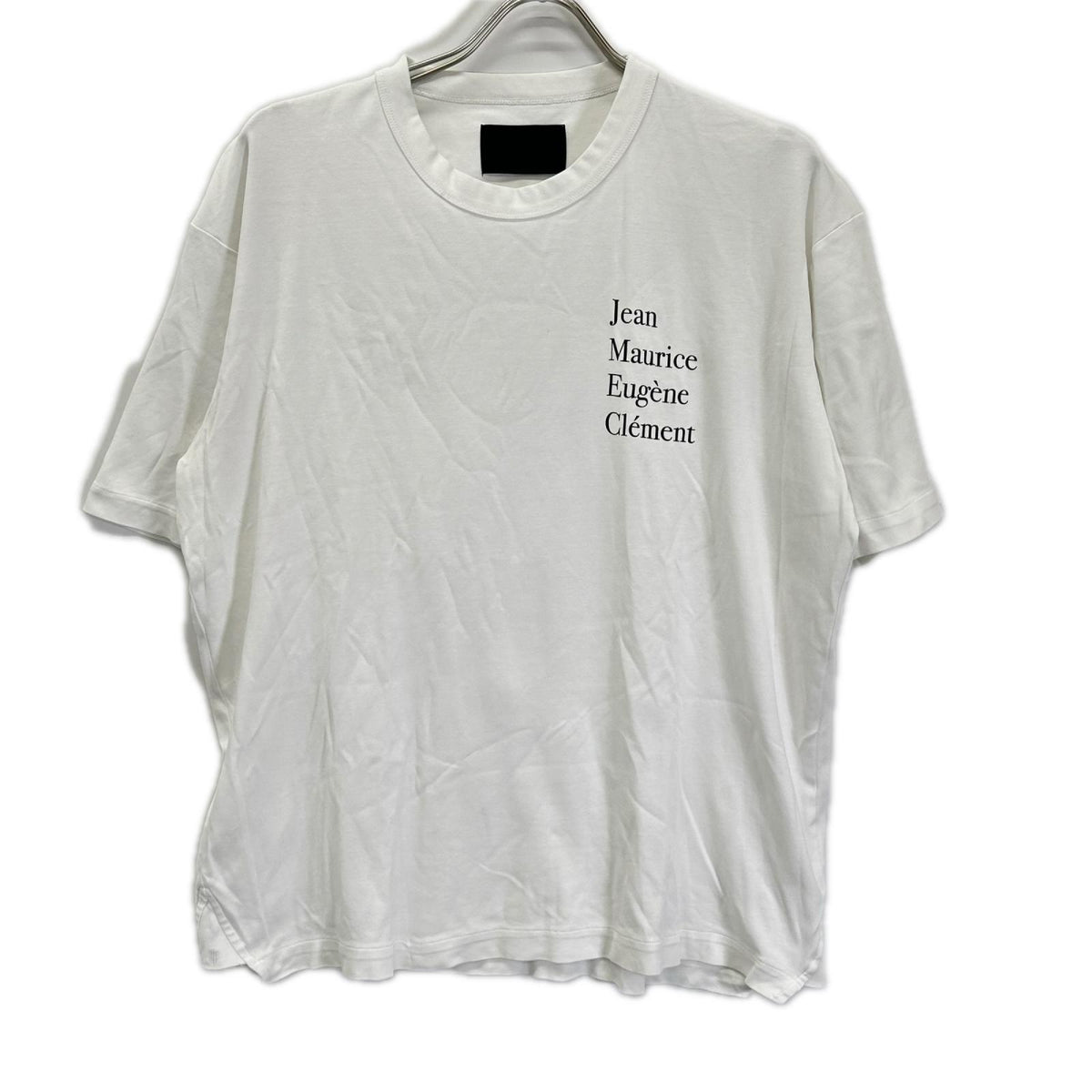 LANVIN COLLECTION ランバンコレクション 128507 ホワイト プリント 半袖 Tシャツ トップス
