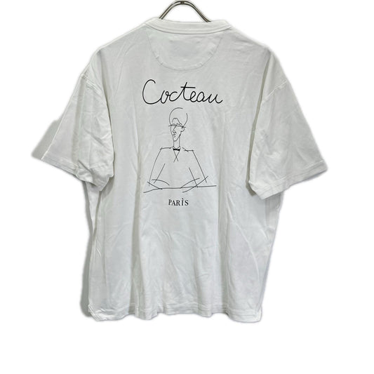 LANVIN COLLECTION ランバンコレクション 128507 ホワイト プリント 半袖 Tシャツ トップス