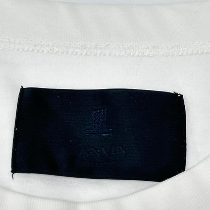 LANVIN COLLECTION ランバンコレクション 128507 ホワイト プリント 半袖 Tシャツ トップス