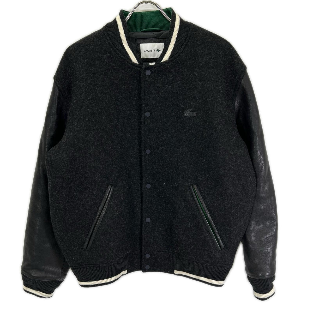 Lacoste ラコステ ブラック BH1982-20C Teddy Collage Jacket ジャケット