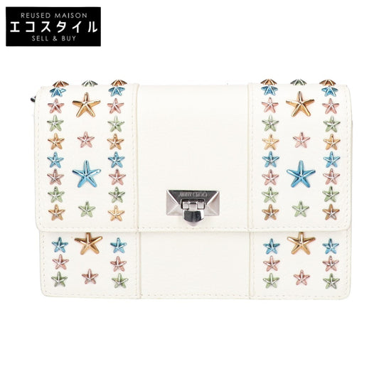 JIMMY CHOO ジミーチュウ PYXIS CLUTCH スタースタッズ 2WAYショルダー セカンドバッグ クラッチバッグ