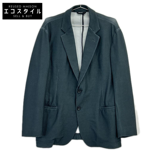 GIORGIOARMANI ジョルジオアルマーニ 8WGGG001 ダークグリーン ストレッチ テーラードジャケット ジャケット
