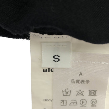 ALEXANDER WANG アレキサンダーワン 4CC1241426 ブラック パイル地 総柄ロゴ カットソー トップス