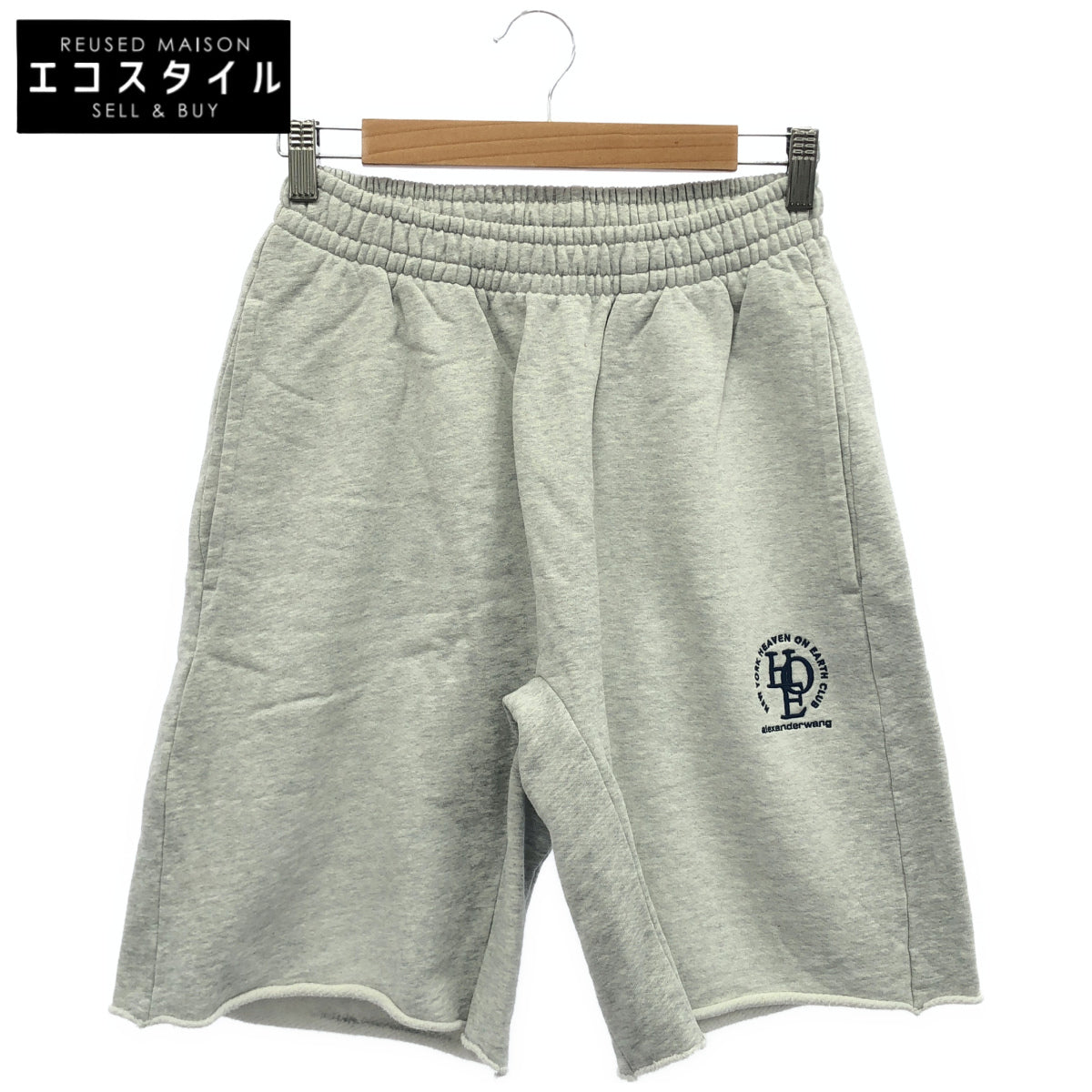 ALEXANDER WANG アレキサンダーワン UCC2254118 グレー コットン スウェットショートパンツ ボトムス