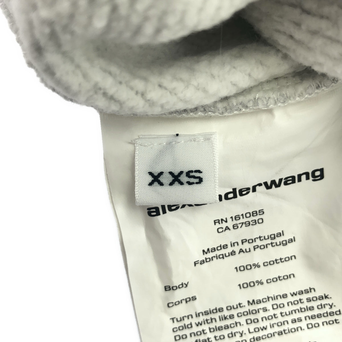 ALEXANDER WANG アレキサンダーワン UCC2254118 グレー コットン スウェットショートパンツ ボトムス