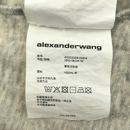 ALEXANDER WANG アレキサンダーワン 4CC2251564 グレー ノースリーブ スウェット シャツ トップス