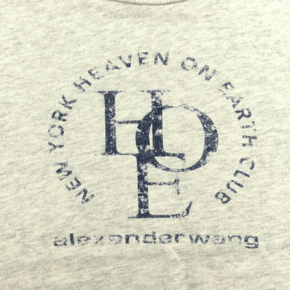 ALEXANDER WANG アレキサンダーワン 4CC2251564 グレー ノースリーブ スウェット シャツ トップス