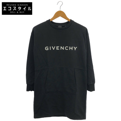 GIVENCHY ジバンシー H30388 ブラック スウェット チュニック ワンピース トップス