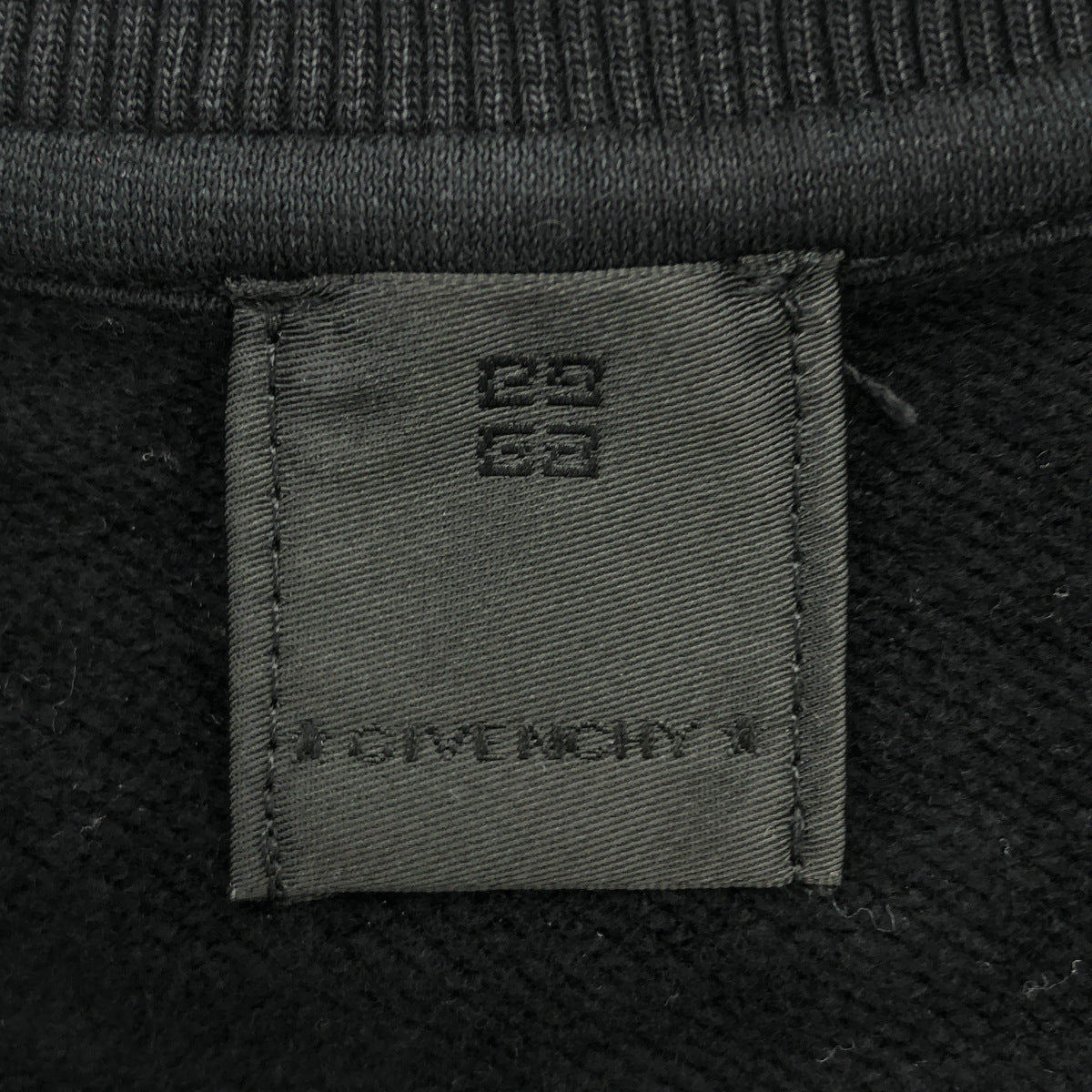 GIVENCHY ジバンシー H30388 ブラック スウェット チュニック ワンピース トップス