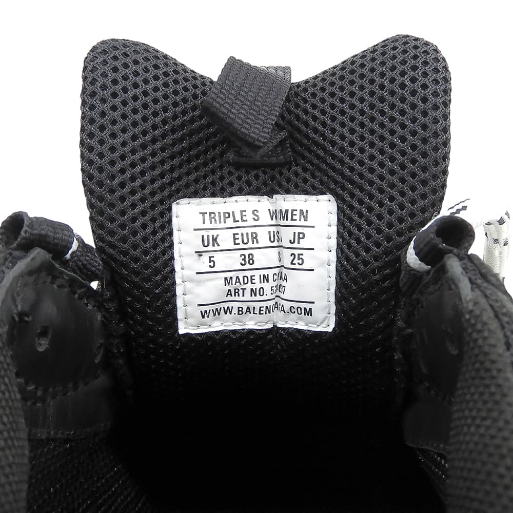 BALENCIAGA バレンシアガ トリプルS スニーカー シューズ メンズ ブラック 25cm 524037 シューズ