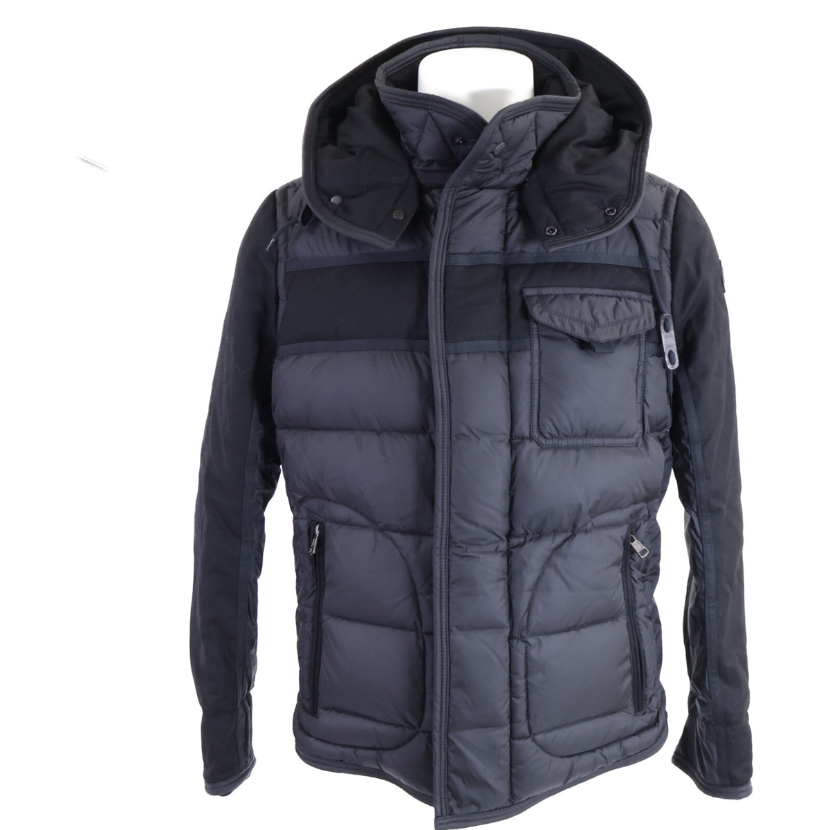 MONCLER モンクレール 美品 RYAN ライアン ナイロン切替 ウール ダウンジャケット ジャケット
