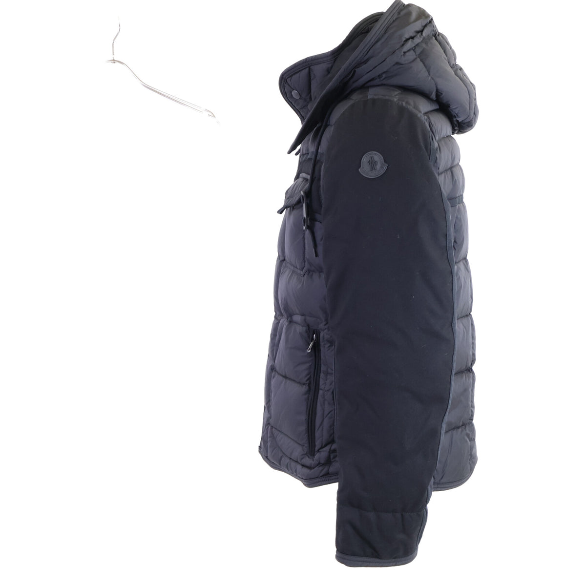 MONCLER モンクレール 美品 RYAN ライアン ナイロン切替 ウール ダウンジャケット ジャケット