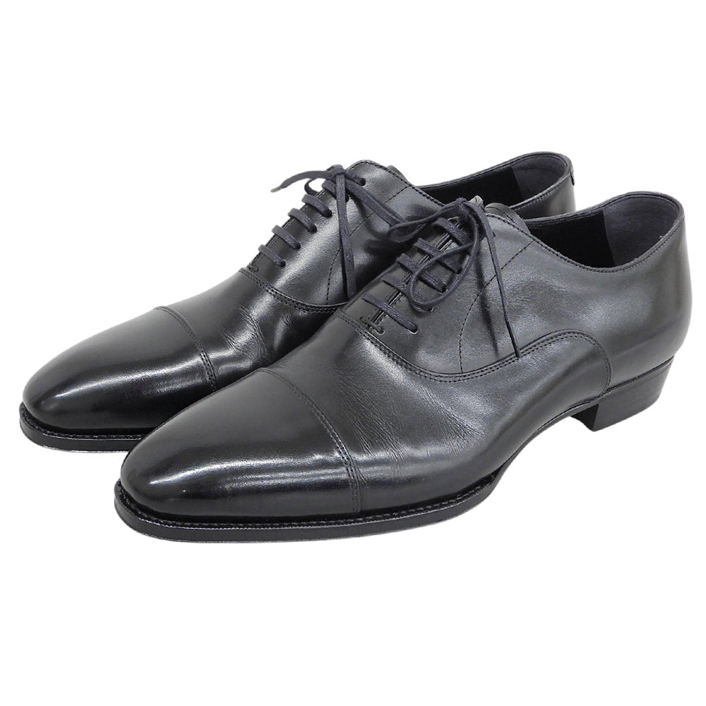 BEAMS F ビームスエフ 美品 別注 ストレートチップ シューズ メンズ ブラック 8 1/2 BE6101 シューズ