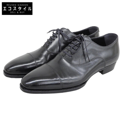 BEAMS F ビームスエフ 美品 別注 ストレートチップ シューズ メンズ ブラック 8 1/2 BE6101 シューズ