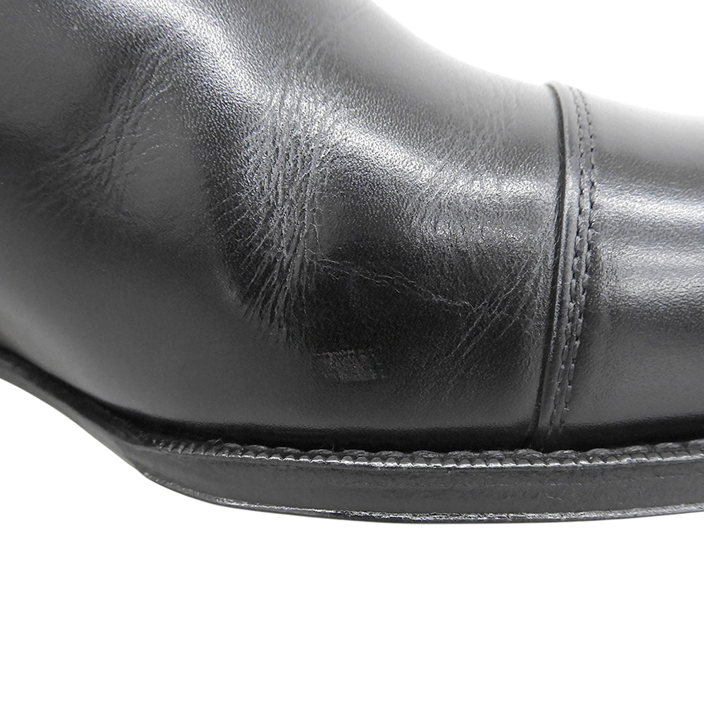 BEAMS F ビームスエフ 美品 別注 ストレートチップ シューズ メンズ ブラック 8 1/2 BE6101 シューズ