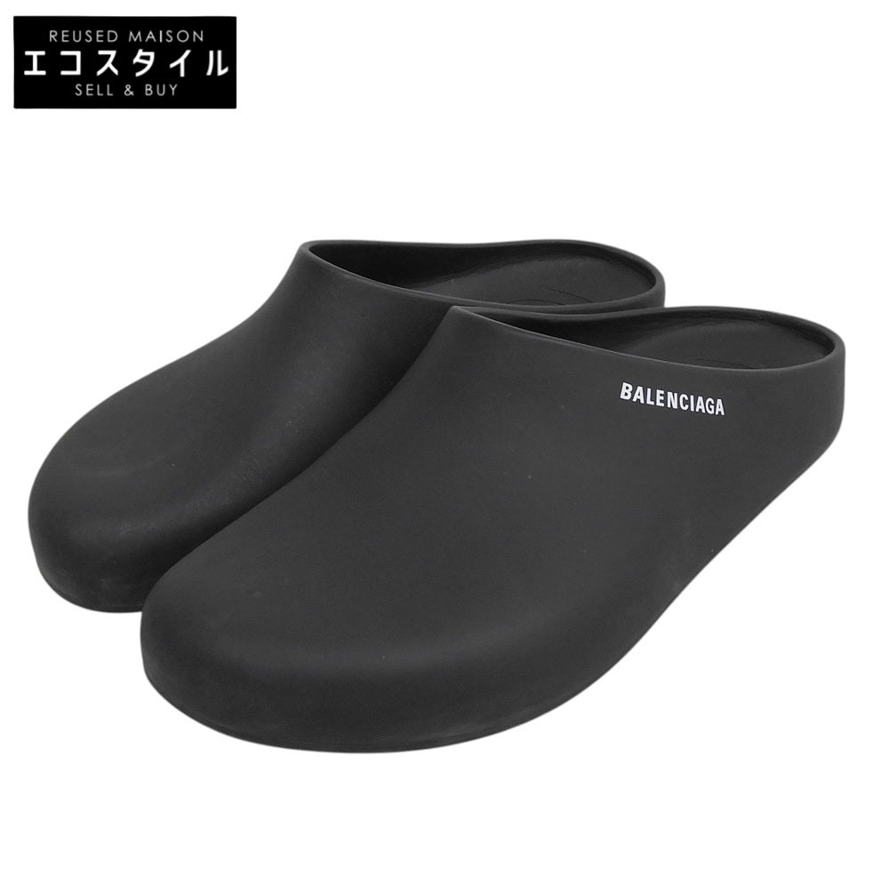 BALENCIAGA バレンシアガ POOL CLOSED SLIDE サンダル シューズ メンズ 黒 ブラック 27.5cm シューズ