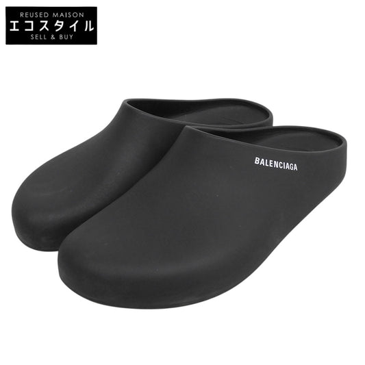 BALENCIAGA バレンシアガ POOL CLOSED SLIDE サンダル シューズ メンズ 黒 ブラック 27.5cm シューズ