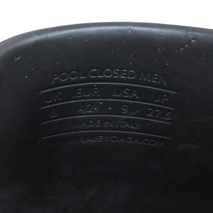 BALENCIAGA バレンシアガ POOL CLOSED SLIDE サンダル シューズ メンズ 黒 ブラック 27.5cm シューズ