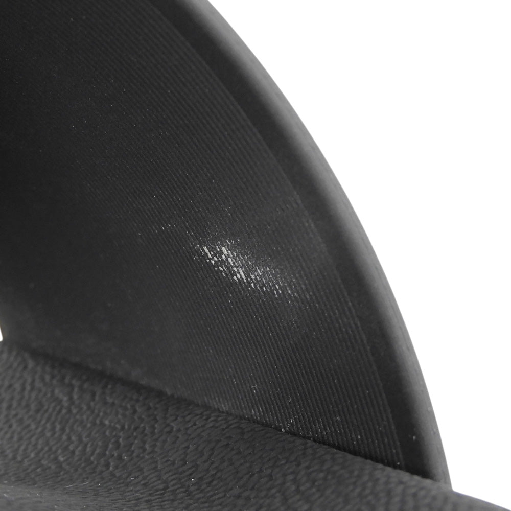 ALEXANDER McQUEEN アレキサンダーマックイーン GRAFFITI RUBBER POOL SLIDE サンダル シューズ メンズ 黒 ブラック 40 シューズ