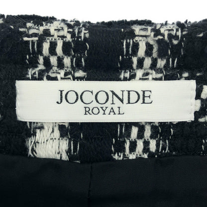 MADAM JOCONDE マダムジョコンダ ブラックホワイト チェック ツイード調 スカートセットアップ トップス
