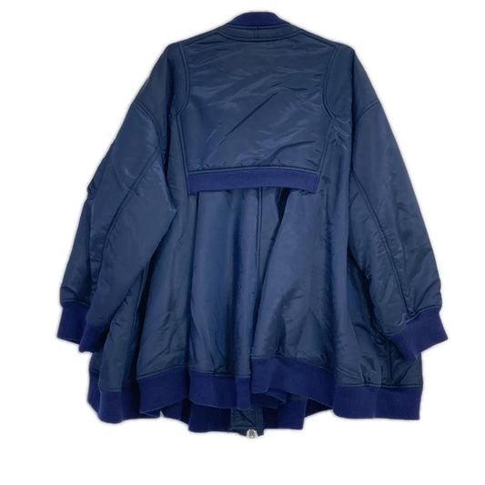 COMMEdesGARCONSNoirKeiNinomiya コムデギャルソンノワールケイニノミヤ 3B-J026 18年 ネイビー ドッキングMA-1 Aラインボンバージャケット ジャケット