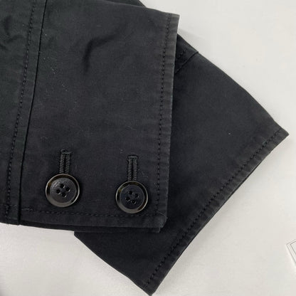 Yohji Yamamoto POUR HOMME ヨウジヤマモトプールオム HH-J61-045 08SS REPLICA ブラック スタンドカラー エポーレットデザイン ミリタリー コート ジャケット