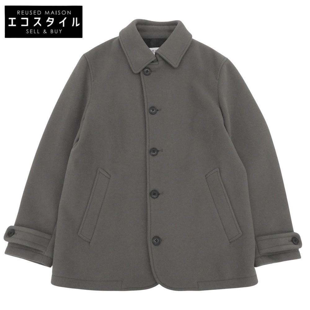 SHIPS any シップスエニイ PURE MELTON ステンカラーコート メンズ グレー系 S 714-14-0003 コート